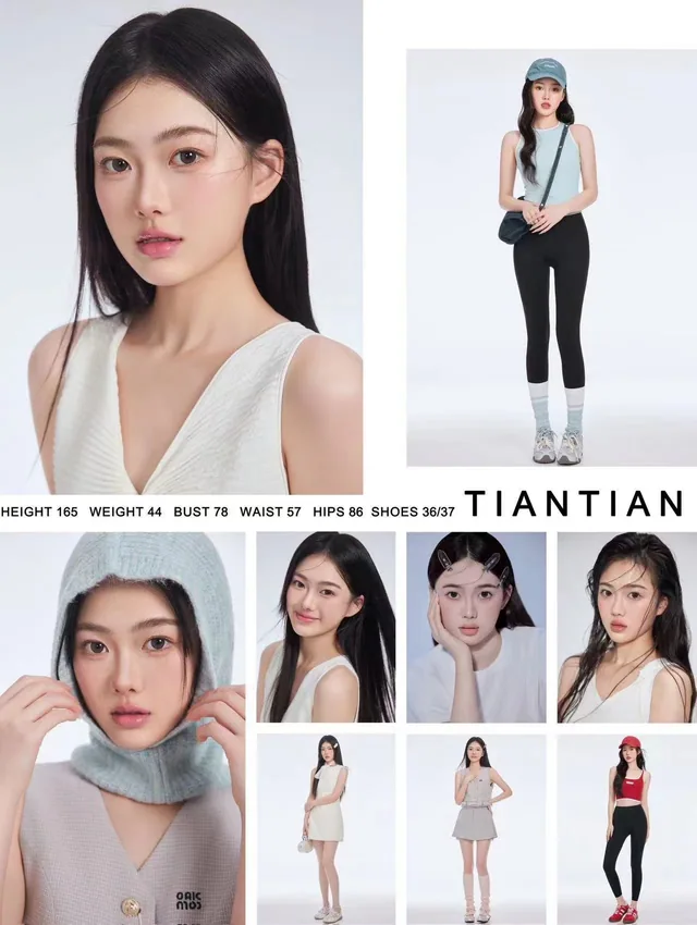 Model comp card 45