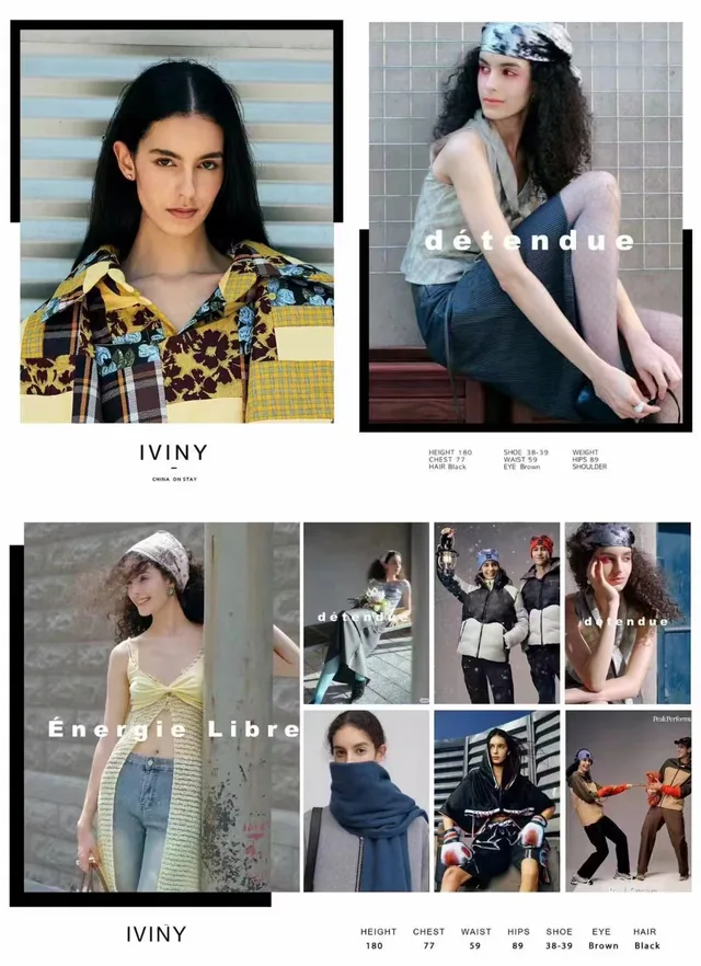 Model comp card 134